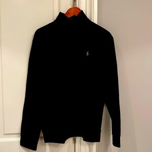 Polo Ralph Lauren quarter zip sweater , charcoal grey , size m